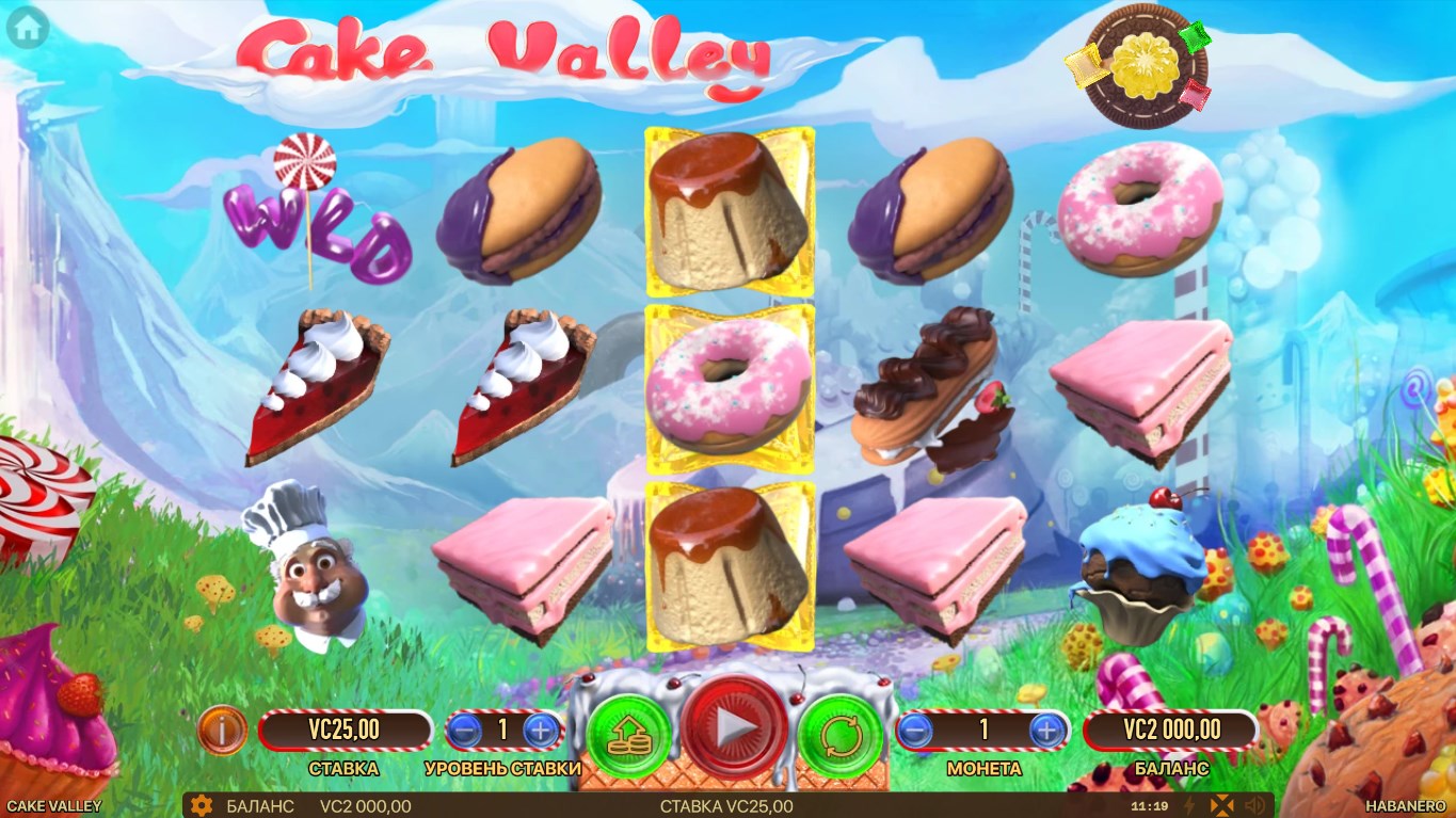 Cake Valley (Habanero) - Игровой автомат, играть в слот бесплатно,  демо-версия, без регистрации