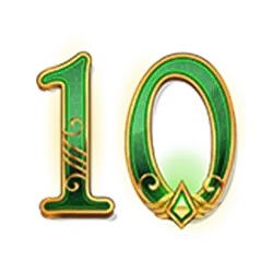Символ 10 в Book of Oz: Lock ‘N Spin