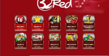 32red casino: Выбор игр