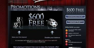 Cabaret Club Casino: Оформление