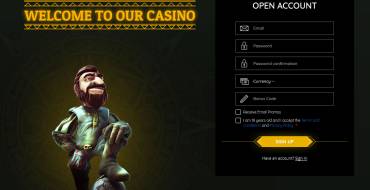 El Dorado casino: Регистрация