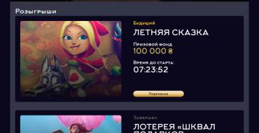 GoldCup casino: Розыгрыши