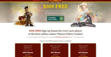 Players Palace Casino: Бонус