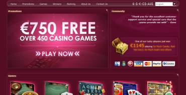 Ruby Fortune Casino: Оформление