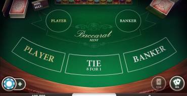 Mini Baccarat: Баккара