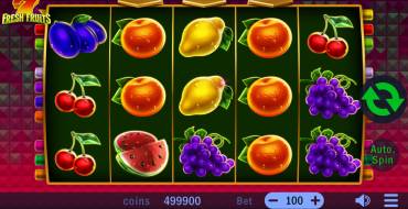 7 Fresh Fruits: Игровой автомат