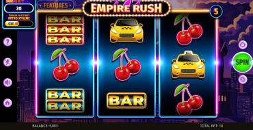 777 – Empire Rush: Игровой автомат