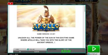 Apollo God of the Sun: Бонусы