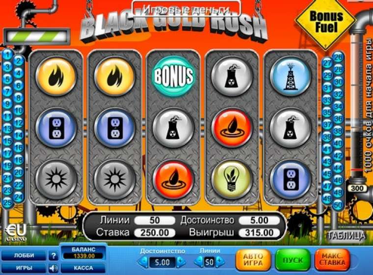 Видео покер Black Gold Rush демо-игра