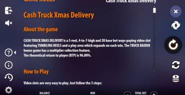 Cash Truck Xmas Delivery: Правила