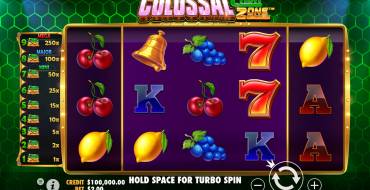 Colossal Cash Zone: Игровой автомат