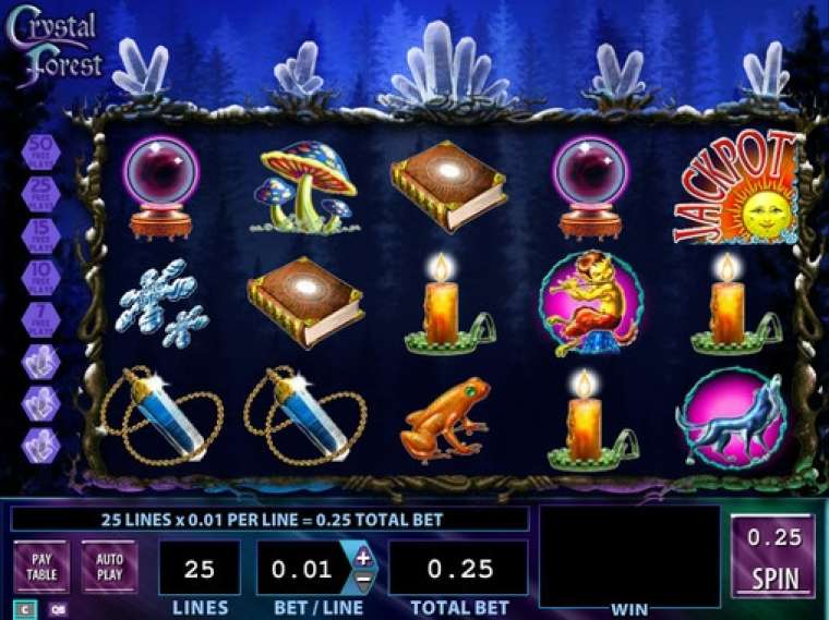 Видео покер Crystal Forest демо-игра