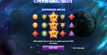 Crystal Sun: Игровой автомат Crystal Sun