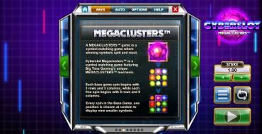 Cyberslot Megaclusters: Бонусные игры