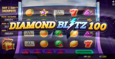 Diamond Blitz 100: Игровой автомат