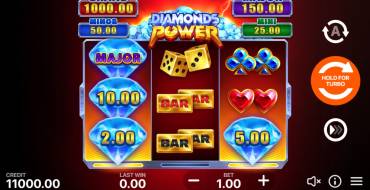 Diamonds Power: Hold and Win: Игровой автомат