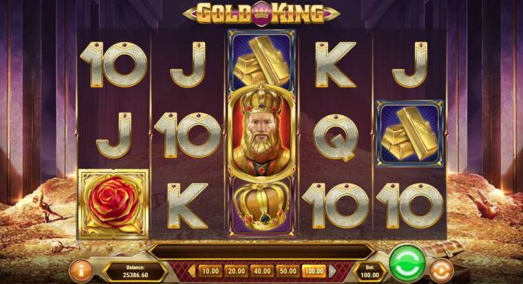 Слот Gold King играть бесплатно