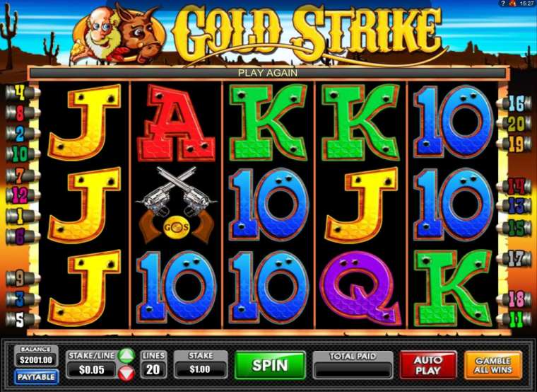 Слот Gold Strike играть бесплатно