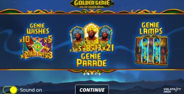 Golden Genie: Игровой автомат