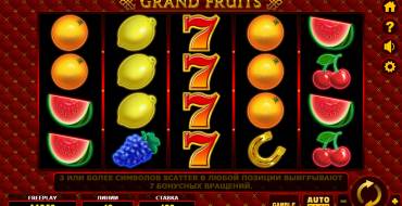 Grand Fruits: Игровой автомат Grand Fruits