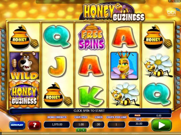 Слот Honey Buziness играть бесплатно