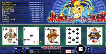 Joker Poker: Выигрыши