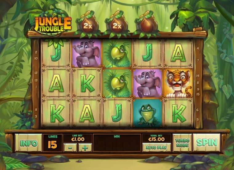 Слот Jungle Trouble играть бесплатно