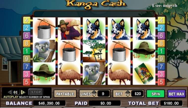 Видео покер Kanga Cash демо-игра