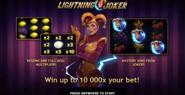 Lightning Joker: Игровой автомат