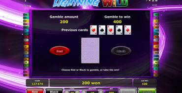 Lightning Wild: Риск-игра