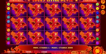 Lucky Little Devil: Игровой автомат