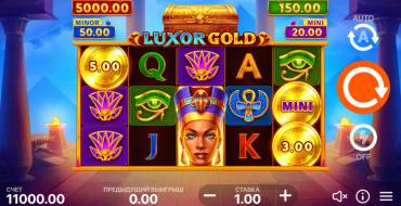 Luxor Gold: Hold and Win: Дизайн