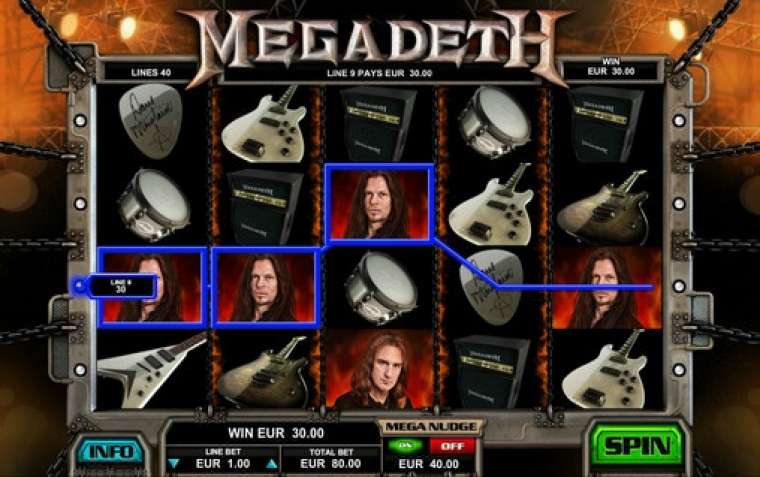 Онлайн слот Megadeth играть