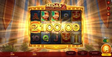 Midas Golden Touch 2: Выигрыши