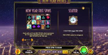 New Year Riches: Бонусные игры