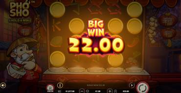 Pho Sho — Hold&Win: Выигрыши