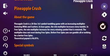 Pineapple Crush: Правила