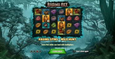 Raging Rex: Игровой автомат