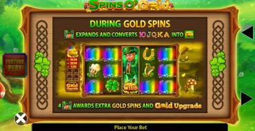 Spins O' Gold Fortune Play: Фриспины и/или респины