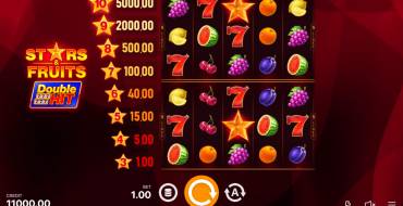 Stars and Fruits Double Hit: Игровой автомат