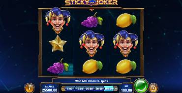 Sticky Joker: Выплаты