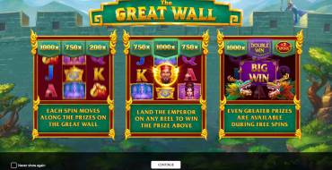 The Great Wall: Игровой автомат The Great Wall