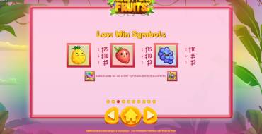 Tooty Fruity Fruits: Низкоуровневые символы