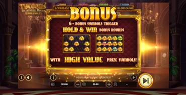 Tycoons: Billionaire Bucks Hold&Win: Фриспины и/или респины