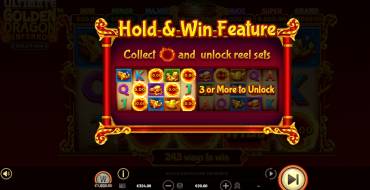 Ultimate Golden Dragon Inferno — Hold&Win: Бонусные игры