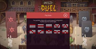 Wild Duel: Таблица выплат