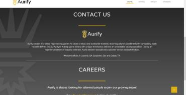 Aurify: Сайт компании