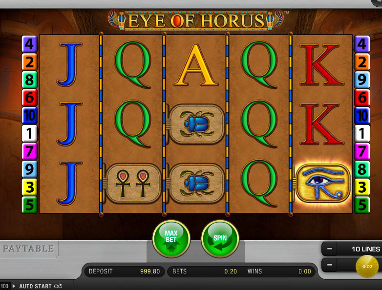 Eye of horus free slots