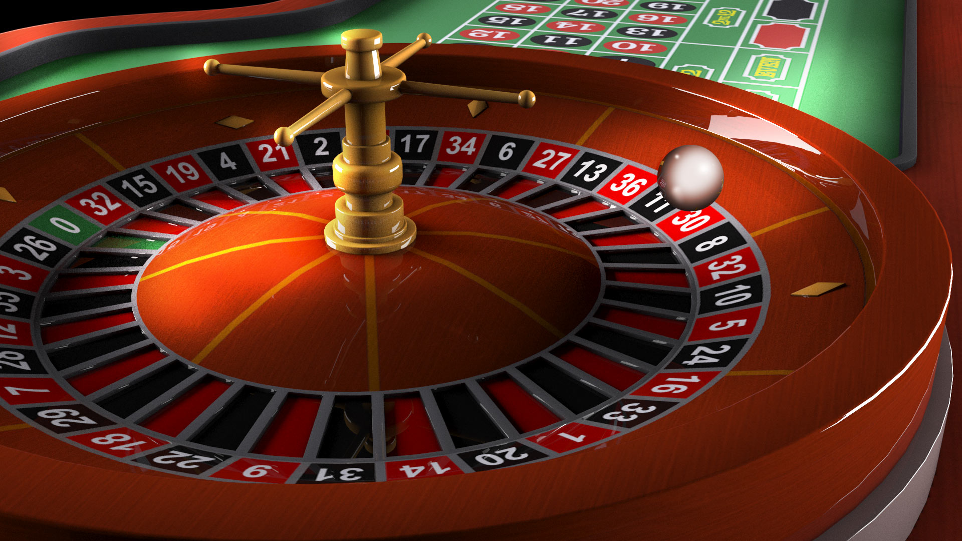 Ruleta con dinero ficticio