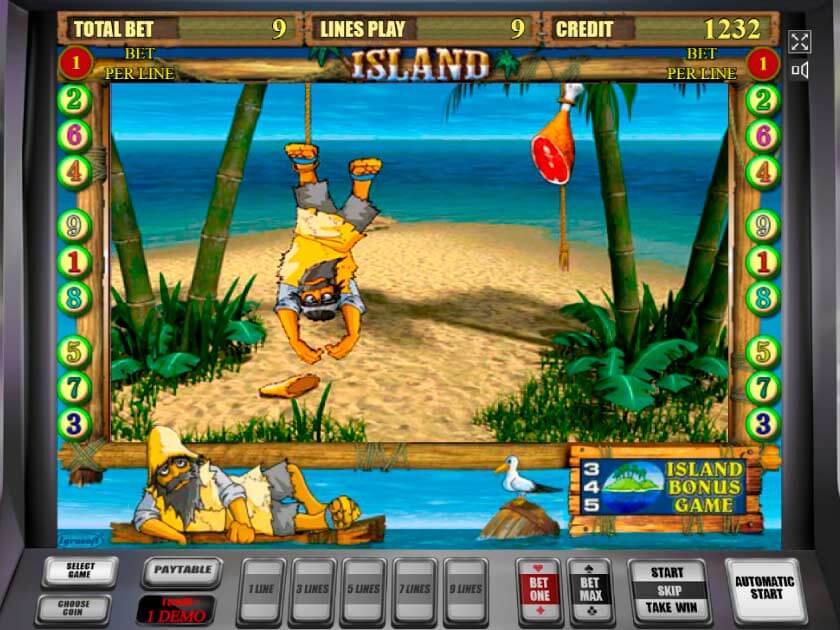 Flash games slot machine island